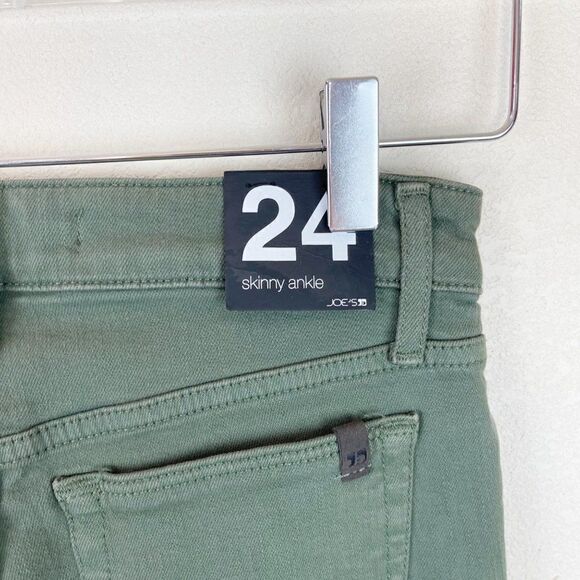 Joe's Green Skinny Fit Jeans Denim Pants Size 24 - Picture 6 of 9